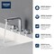 Grohe 8-in. Widespread 2-Handle M-Size Bathroom Faucet 1.2 Gpm, Black 20578243A - alternate 2